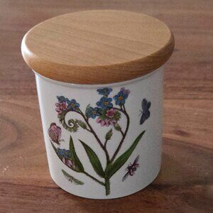 Portmeirion Botanic Garden Spice Jar Wood Top